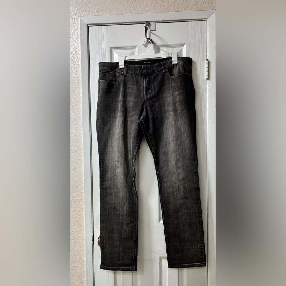 New York & Company Women’s Size 18 Gray Wash Denim Jeans
